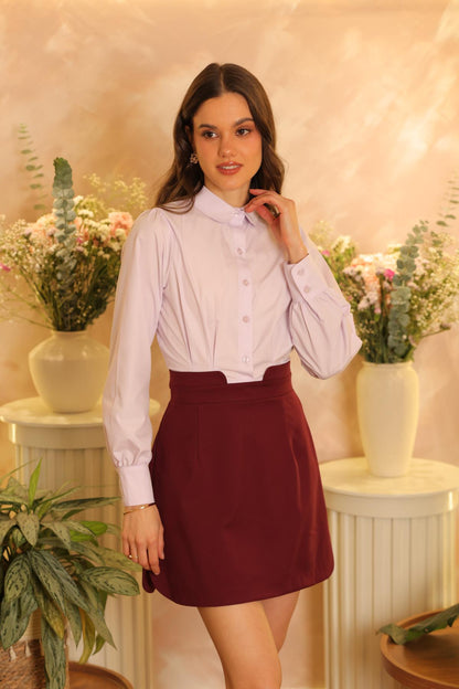 Falda Maia Burgundy