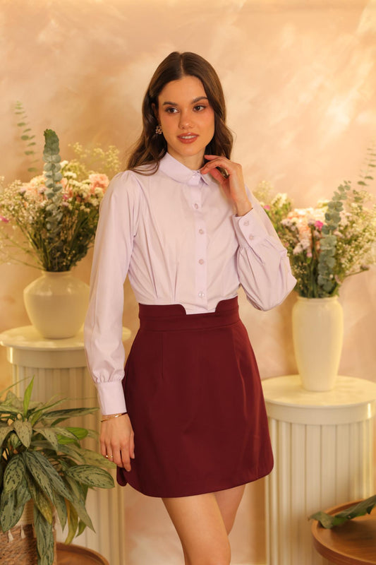 Falda Maia Burgundy