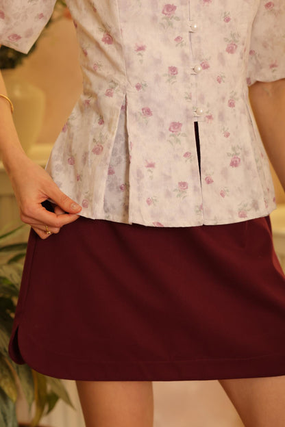 Blusa Jazmine Malva Floral