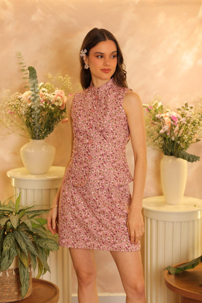 Chaleco Rose Rosa Floral