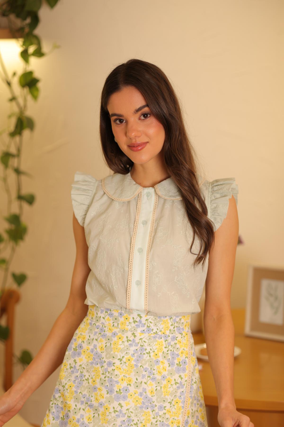 Blusa Charlotte Menta
