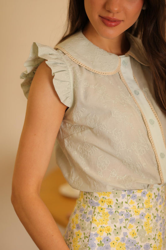 Blusa Charlotte Menta