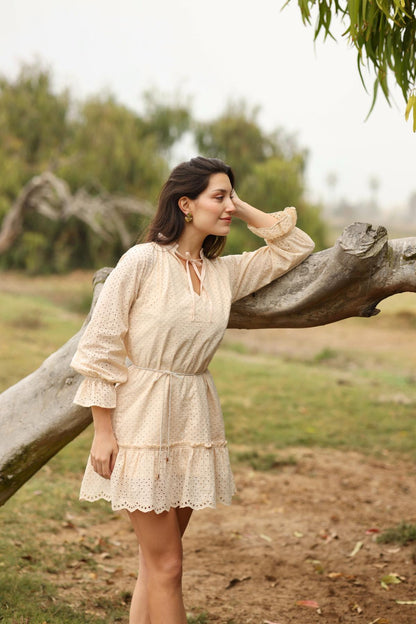 Vestido Elisa Crema