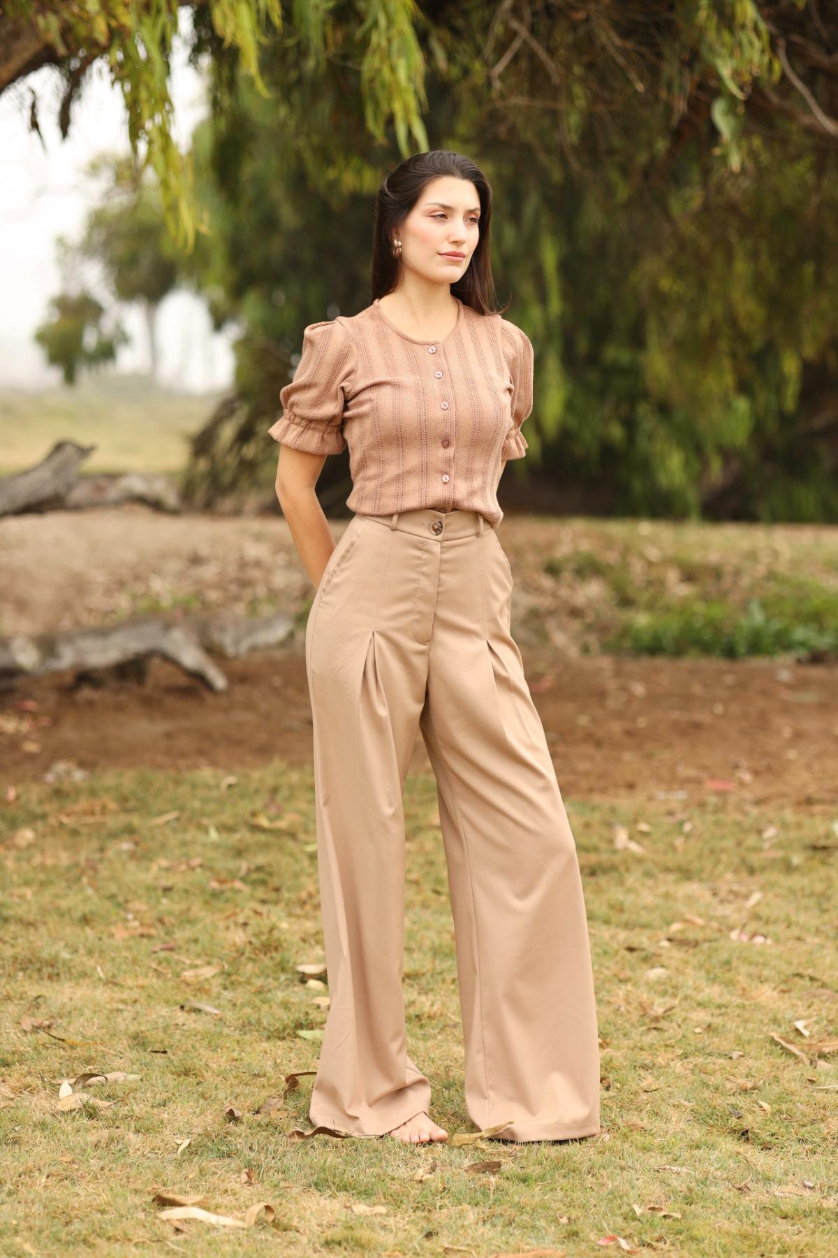 Pantalon Angus Camel
