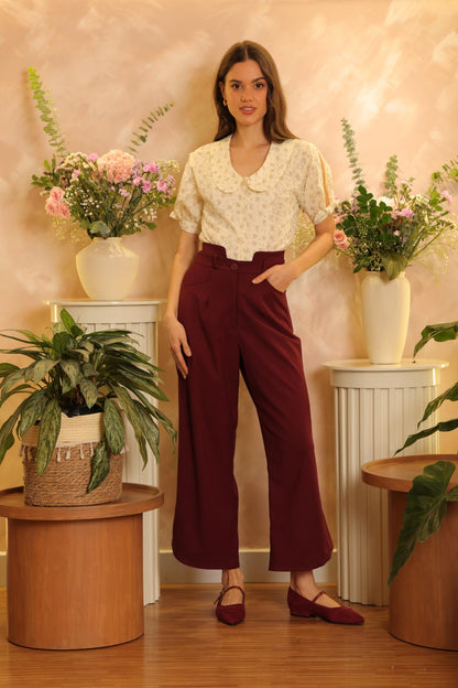 Pantalon Encanto Burgundy