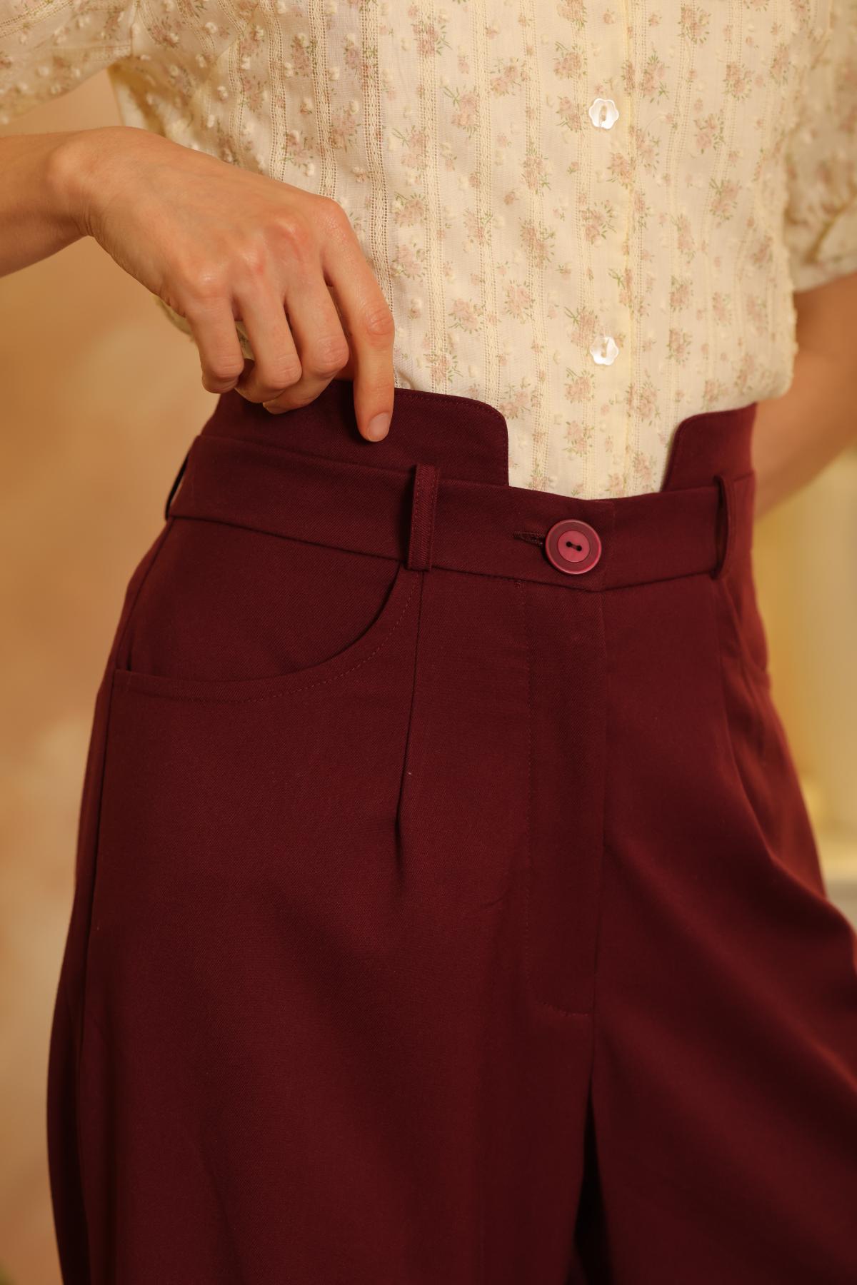 Pantalon Encanto Burgundy