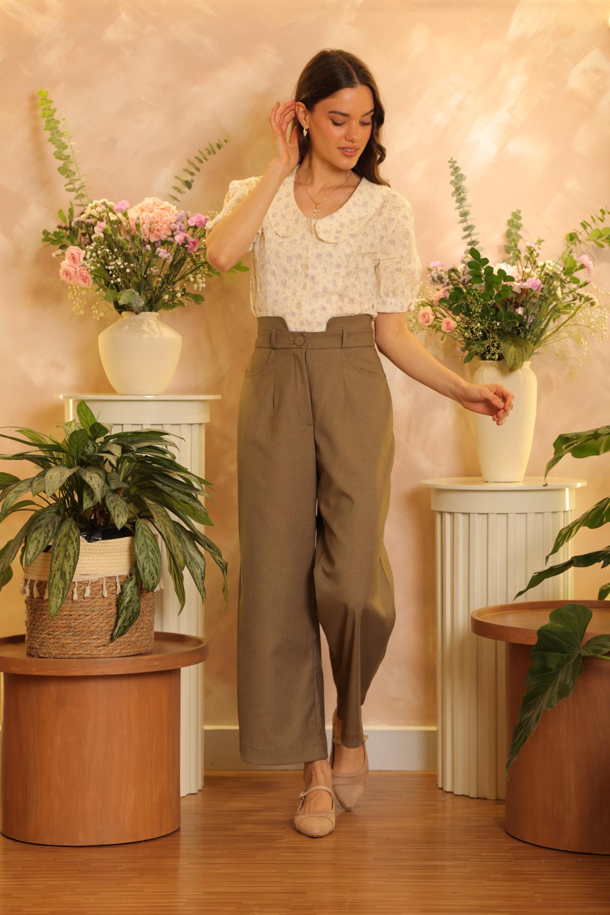 Pantalon Encanto Olivo