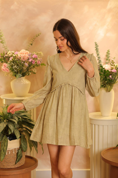 Vestido Pétalo Verde