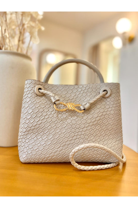 Cartera Luz beige (Canasta)