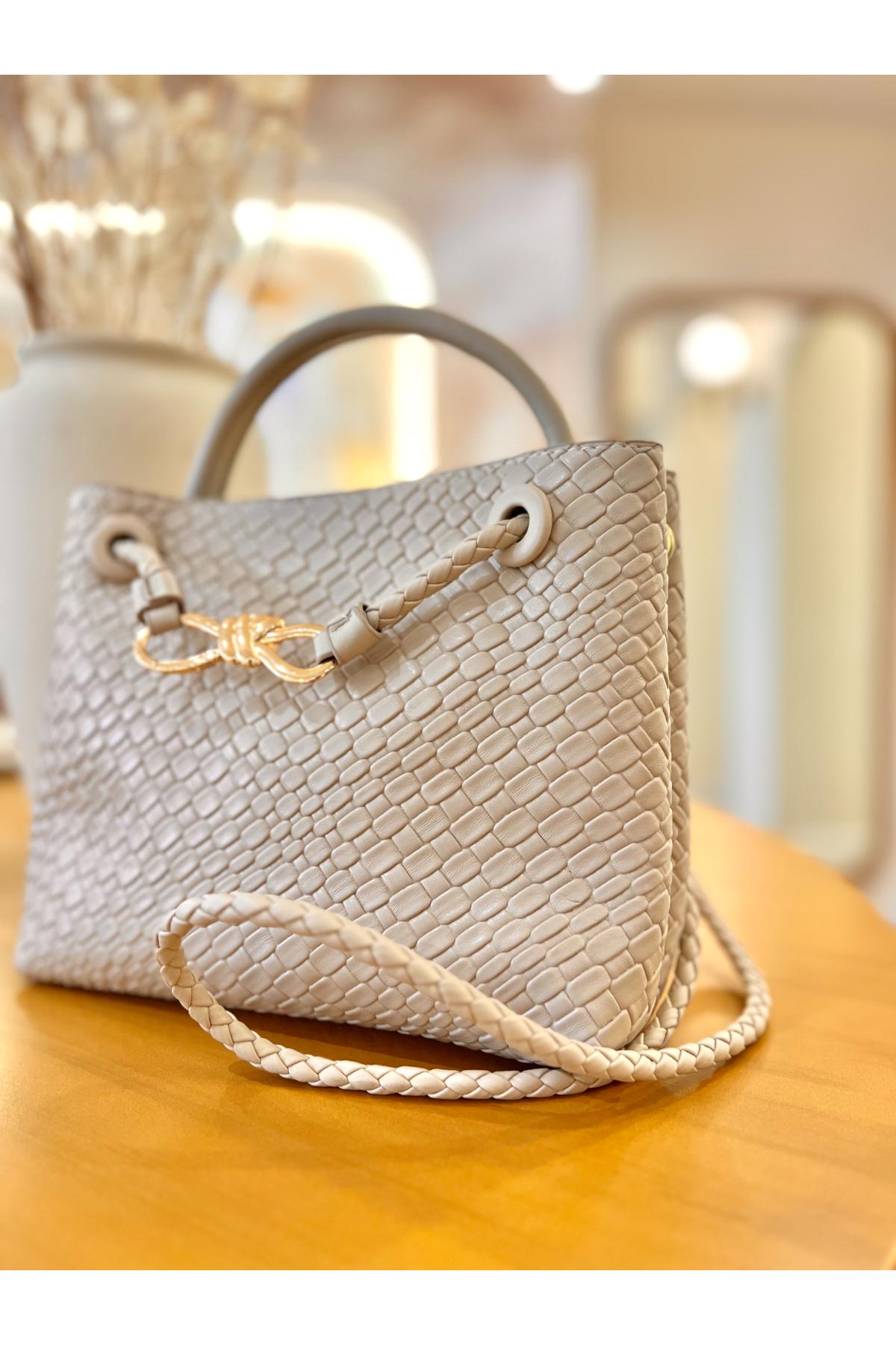 Cartera Luz beige (Canasta)