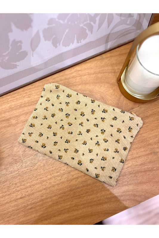 Neceser LVR _ flores mostaza