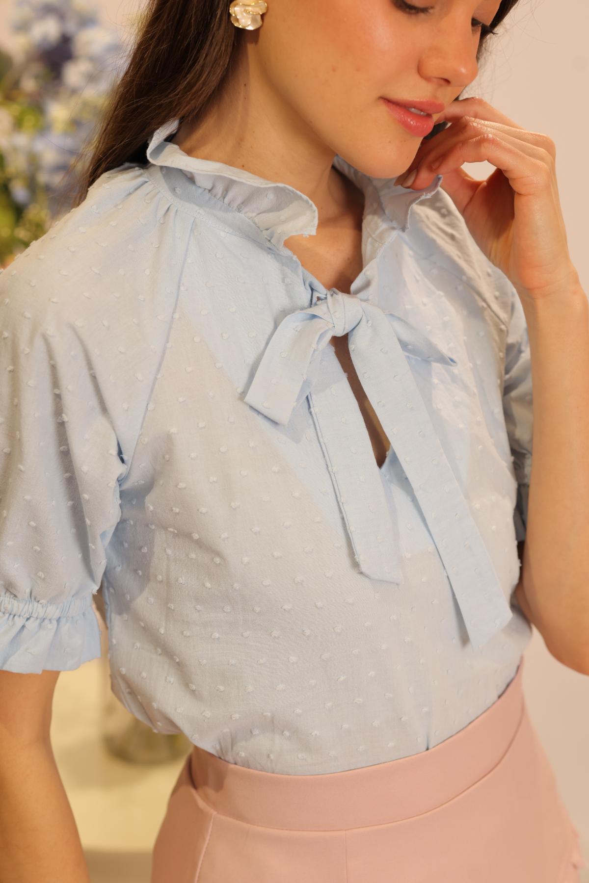 Blusa Eternal Celeste