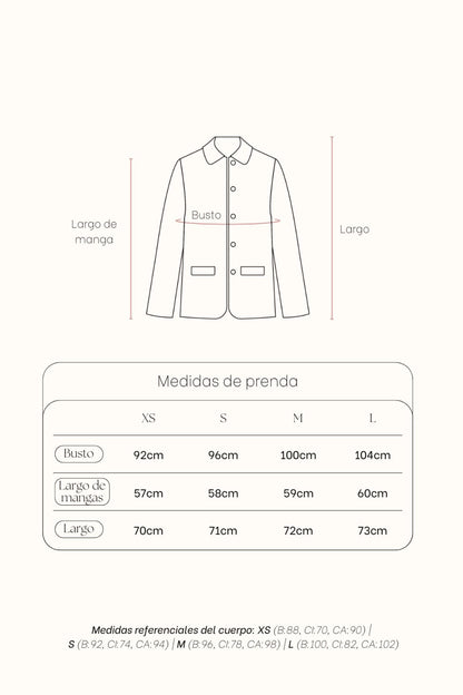 Chaqueta Estelar cuadros