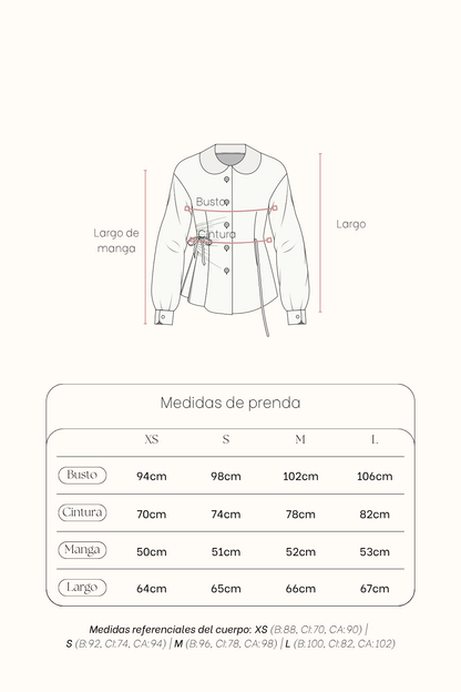 Blusa Atemporal Crema