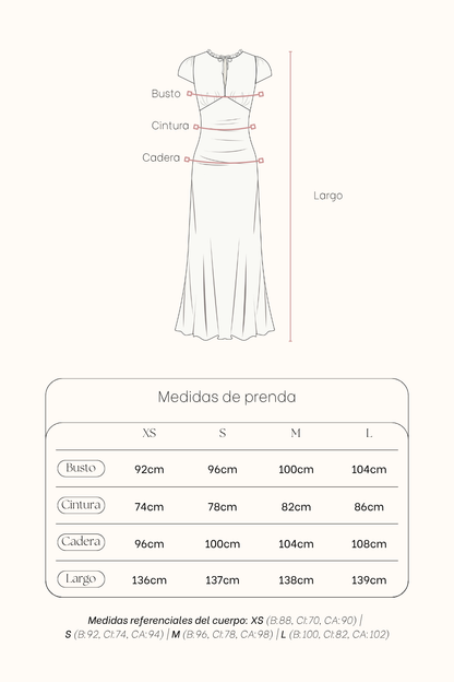 Vestido Nostalgia Print_Crema