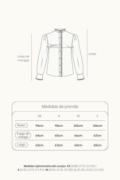 Blusa Poema Café