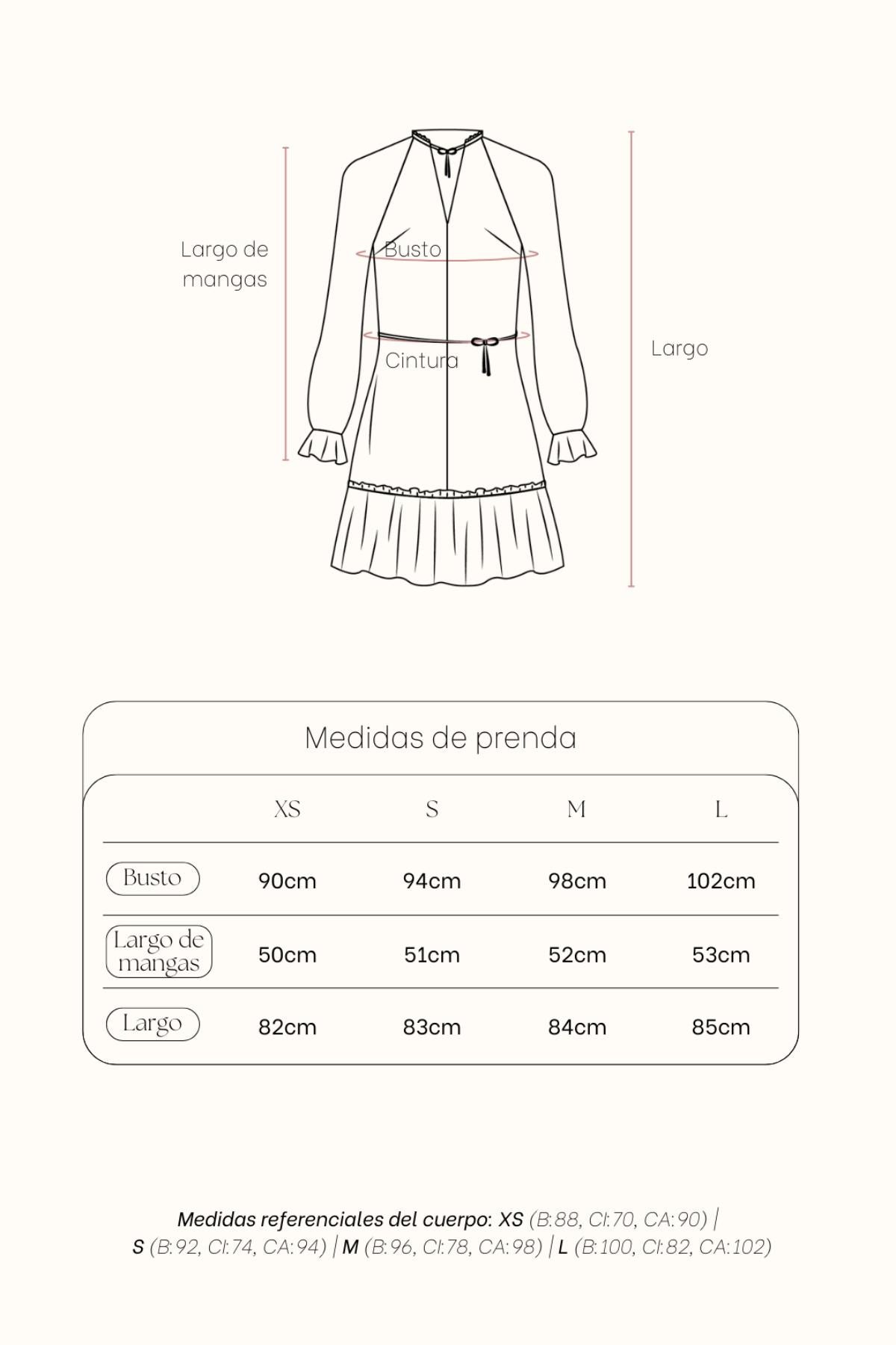 Vestido Elisa Crema