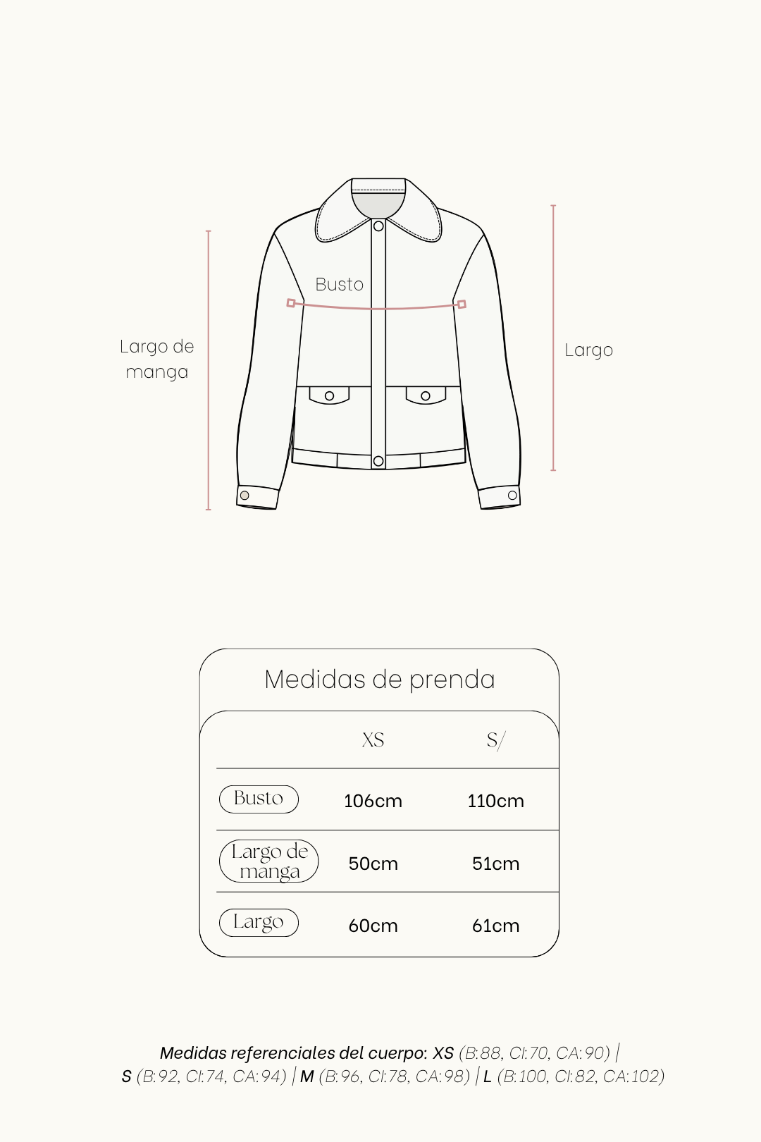 Casaca Legado Beige