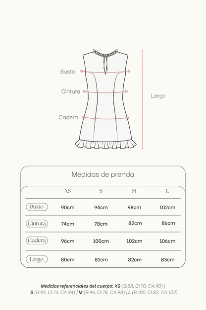 Vestido Rosalie Celeste