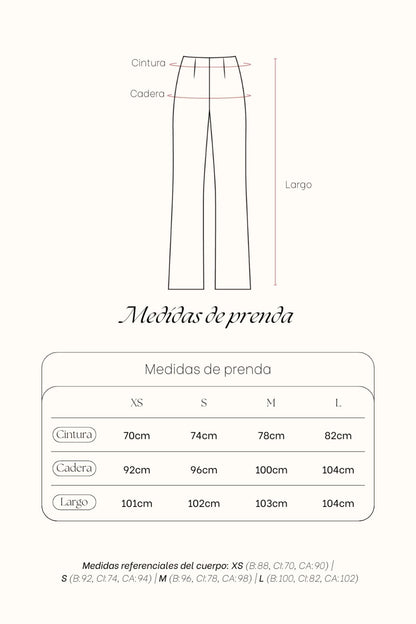 Pantalon Maya Crema