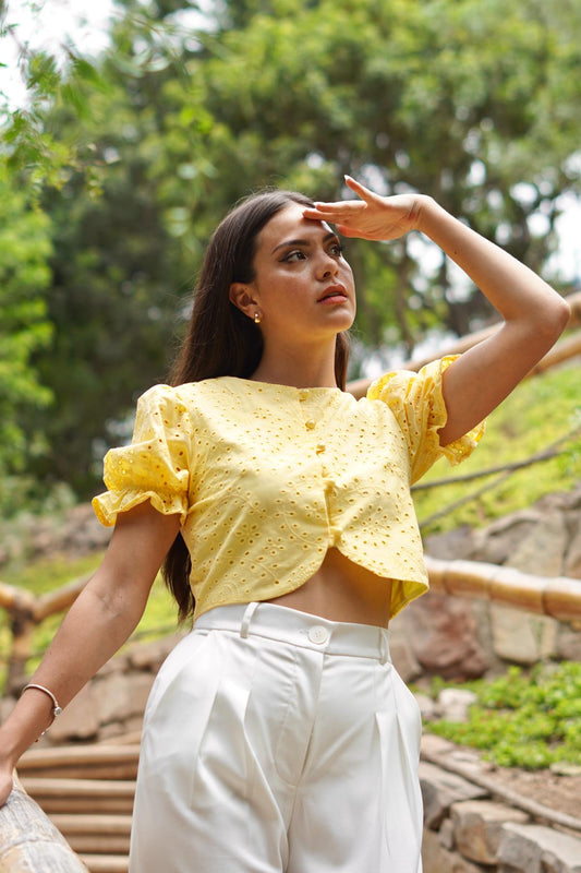 Blusa Annie Amarillo