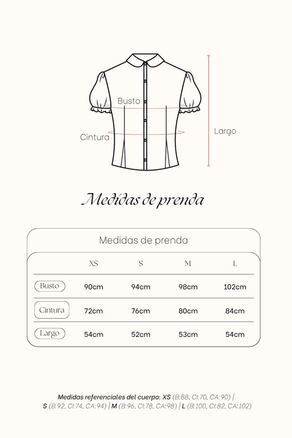 Blusa Vera Vainilla