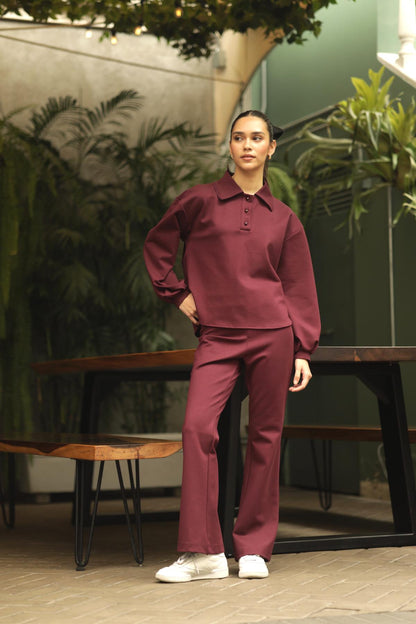 Pantalon Libia-Burgundy