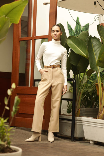 Pantalon Rene-Beige