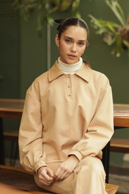 Sweater Suzette-Camel