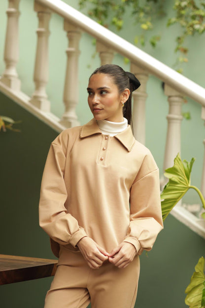 Sweater Suzette-Camel