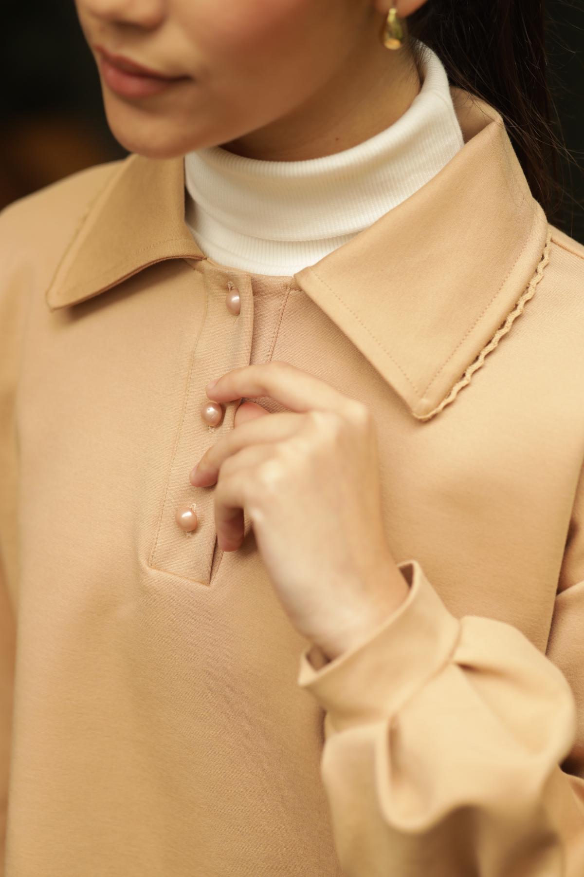 Sweater Suzette-Camel